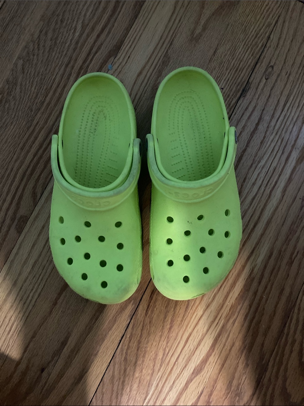 CROCS Men's Slip-On Clogs in Lime Green